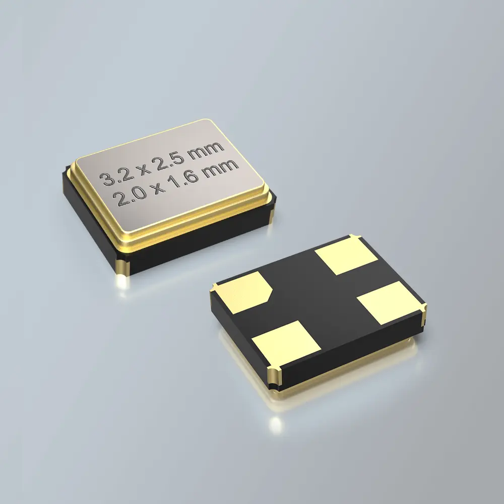 Oscillerende kristallen met lage ESR 3,2 x 2,5 mm en 2,0 x 1,6 mm KWARTSKRISTALLEN VOOR EEN SNELLE START