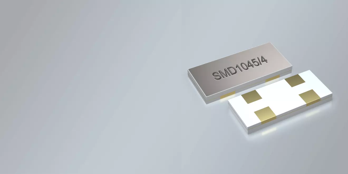 SMD QUARZ 10,0 x 4,5 mm 3,2768 - 10,0 MHz