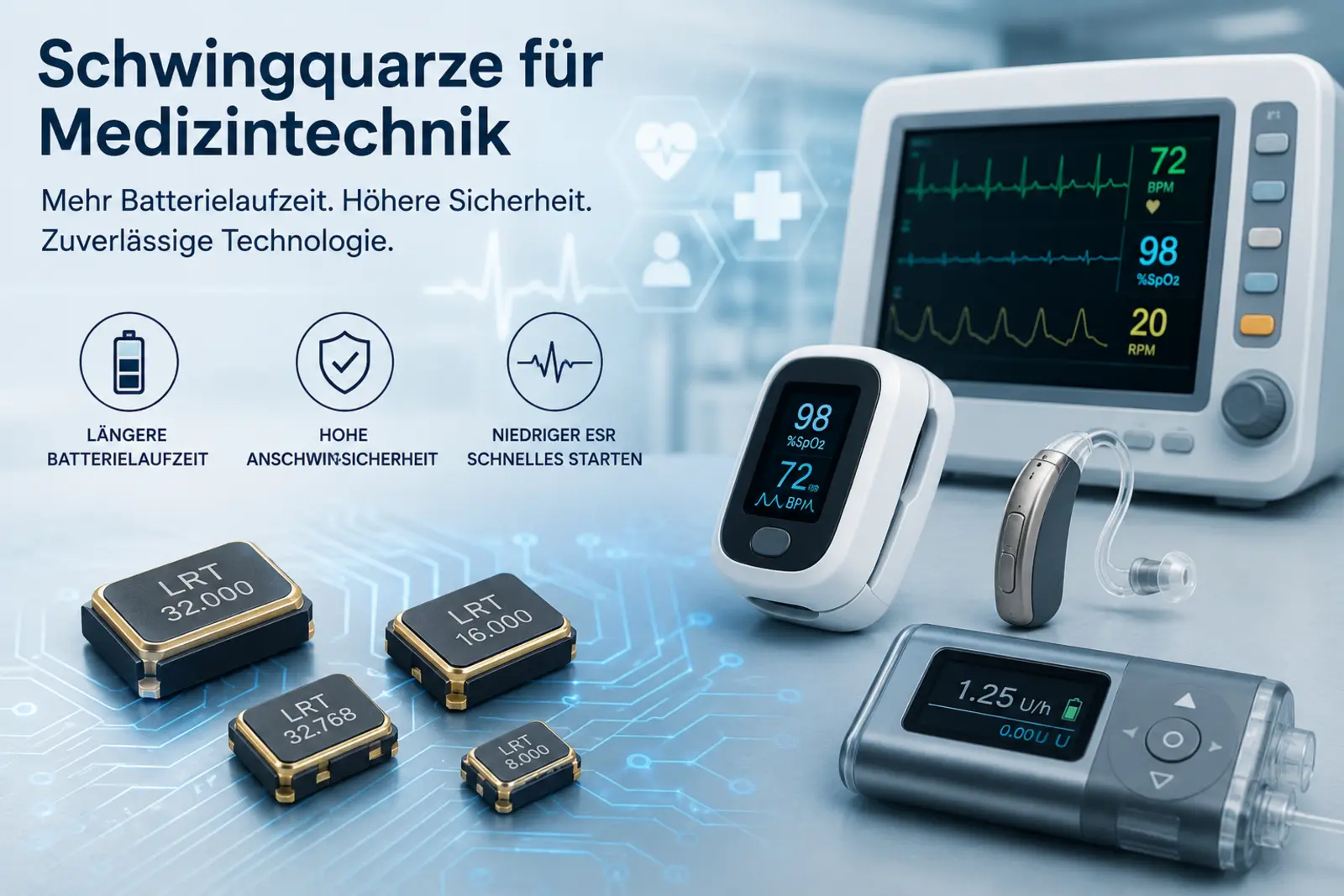 Oscillatiekristallen voor medische technologie