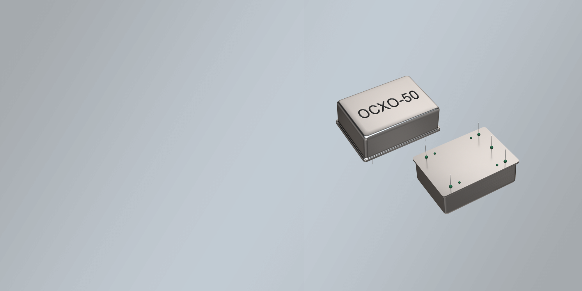 THT OCXO OSZILLATOR 50,8 x 50,8 mm 10,0-50,0 MHz